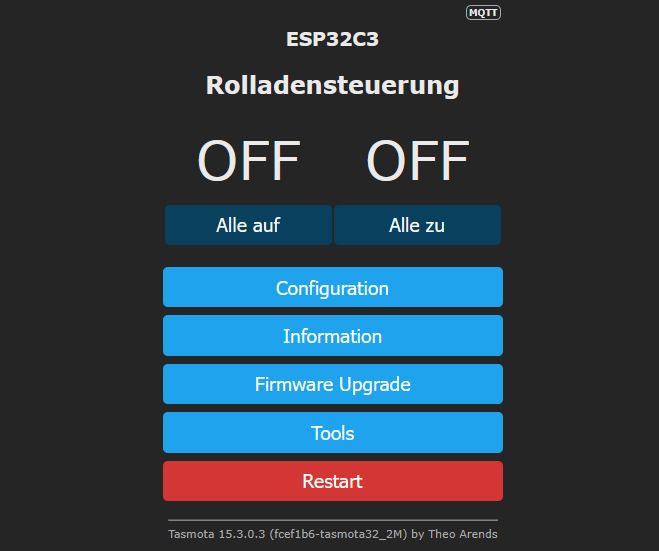 rolladen webinterface